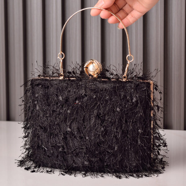 Tassel Handbags Women Dress Party Evening Bag Fashion Luxury Designer Square Bags Crossbody Shoulder Bag Ladies – Image 10