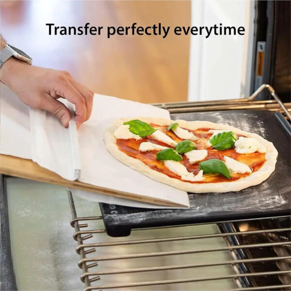 Kitchen Gadgets Sliding Pizza Shovel Non Stick Pizza Smooth Cutting Board Storage Transfer Board Kitchen Baking Tool – Image 6