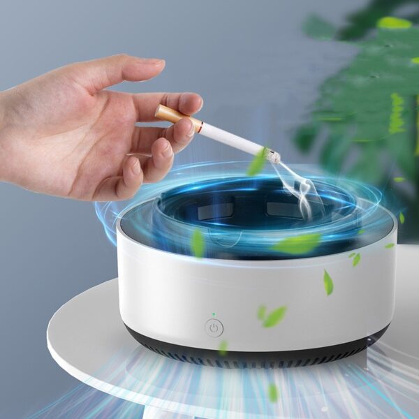 Smoke Removal Air Purification Ashtray Anion Purification Practical Automatic Purifier Ashtray Portable Gadgets For Car Ashtray – Image 7