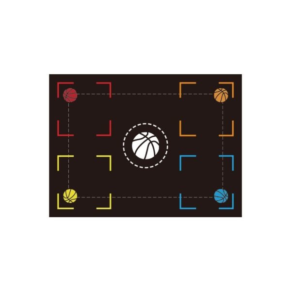 Basketball Training Mat Indoor Step Positioning Step Point Control Ball Step Mat Indoor Ball Control Training Dribbling Drill Thickening – Image 7